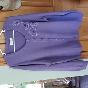 New Light Purple Sweater by Sonoma Size 1X